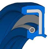 Radial shaft seal Simmerring® PPS