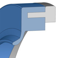 Radial shaft seal Radiamatic HTS II Type 9539