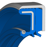Combined radial shaft seals Simmerring® COMBI F5