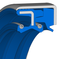 Combined radial shaft seals Simmerring® COMBI F6