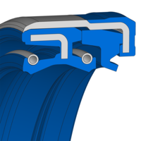 Combined radial shaft seals Simmerring® COMBI F8